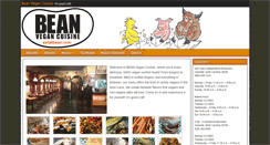 Desktop Screenshot of eatatbean.com